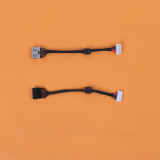 Разъем гнездо питания Lenovo Y700-15 Series Square Yellow pin с проводом кабелем