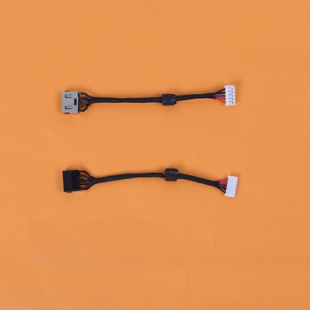 Разъем гнездо питания Lenovo Y700-15 Series Square Yellow pin с проводом кабелем