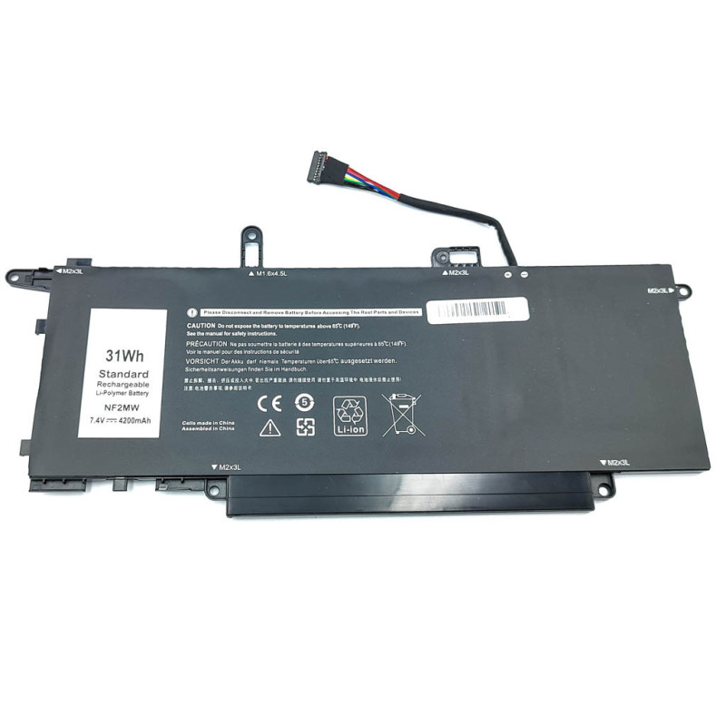 Батарея NF2MW Dell Latitude 7270 7400 9410 NF2MW CHWV6 0CHWV6 C76H7 0C76H7 G8F6M 85XM8 8W3YY 0GJD1V GJD1V 7.4V 4200mAh