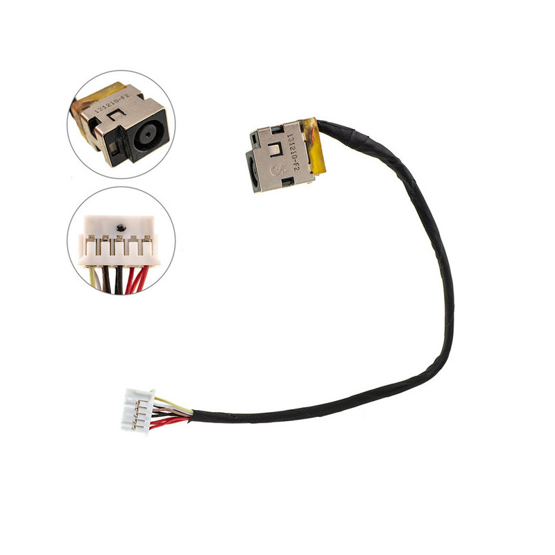 Разъем питания HP Envy 17-1000 17-2000 17-2100 PJ587 с кабелем Разъем питания HP Envy 17-1000 17-2000 17-2100 PJ587 с кабелем