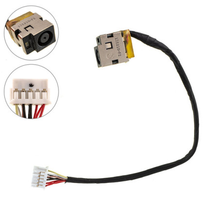 Разъем питания HP Envy 17-1000 17-2000 17-2100 PJ587 с кабелем