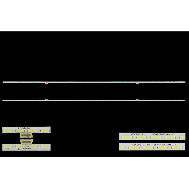 Подсветка L HR BA525 0021 L8-7N05T7C 4CLB6572-HR12Q 65HR720S72A6 65HR-720S72A6 U3 65HR.720S72A6 cl 65C2US ES-ELED-951 ESELED951