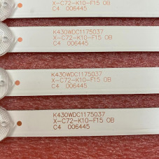 Подсветка Philips 43DL40162 43HFF59T3 43BDL4012N 43BDL40162 L43E6800 43L1600C K430WDC1175037 43DL4012N 43HFF5952 K430WDC1 A1 A3