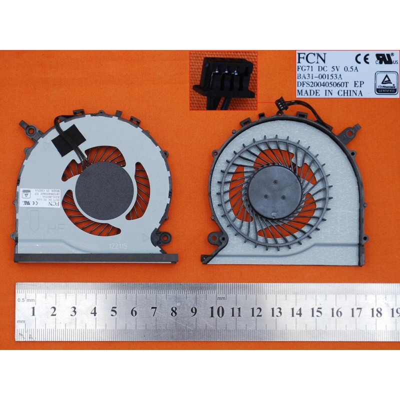 Вентилятор Samsung NP500R5K NP500R5H 500R5H-Y07 DFS200405060T BA31-00153A BA3100153A Вентилятор Samsung NP500R5K NP500R5H 500R5H-Y07 DFS200405060T BA31-00153A BA3100153A