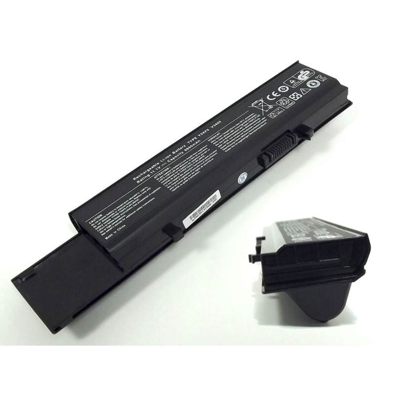 Батарея Dell Vostro V3400 V3500 7FJ92 TY3P4 TXWRR 4JK6R 312-0997 10.8V 6600mAh 9Cell Black Батарея Dell Vostro V3400 V3500 7FJ92 TY3P4 TXWRR 4JK6R 312-0997 10.8V 6600mAh 9Cell Black