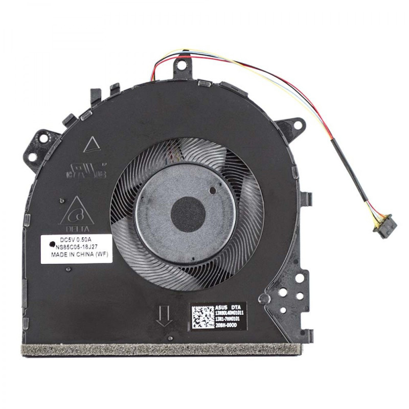Вентилятор Asus A712 D712 F712 K712 M710 M712 P1701 R712 S712 X712 13NB0L40M01011 13N1-7HM0101 NS85C05-18J27 5V 0.5A Вентилятор Asus A712 D712 F712 K712 M710 M712 P1701 R712 S712 X712 13NB0L40M01011 13N1-7HM0101 NS85C05-18J27 5V 0.5A