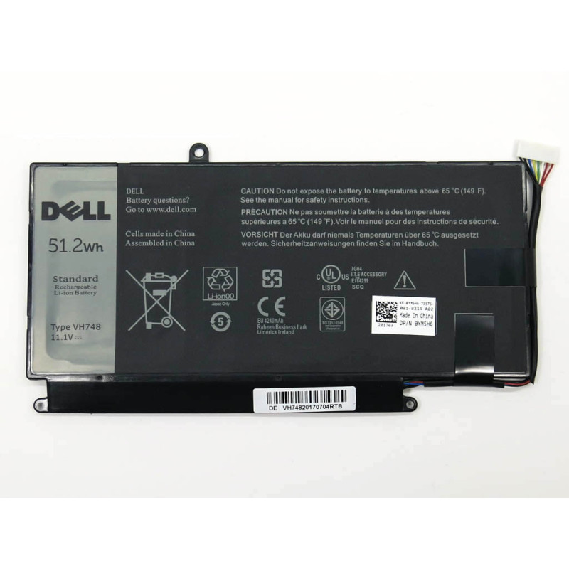 Батарея Dell Inspiron 5439 Vostro 5460 5470 5560 VH748 11.4V 51Wh Оригинал Батарея Dell Inspiron 5439 Vostro 5460 5470 5560 VH748 11.4V 51Wh Оригинал