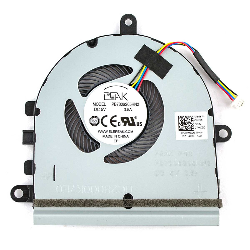 Вентилятор Dell Inspiron 15 5570 5575 5593 3583 3584 3585 3593 P75F 3501 3502 P75F 07MCD0 DC28000K7F0 DFS531005MC0T Вентилятор Dell Inspiron 15 5570 5575 5593 3583 3584 3585 3593 P75F 3501 3502 P75F 07MCD0 DC28000K7F0 DFS531005MC0T