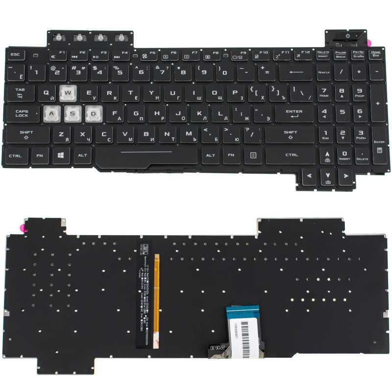 Клавіатура для ноутбука Asus GL704 FX505 з підсвіткой