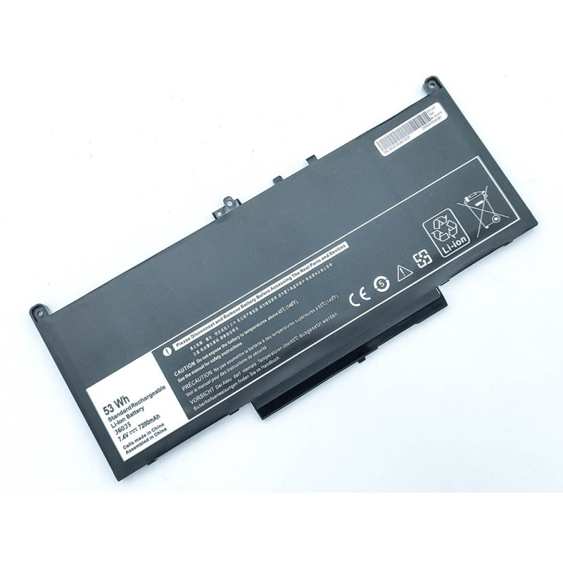 Батарея J60J5 Dell Latitude E7270 E7470 J60J5 R1V85 MC34Y 242WD 7.4V 7200mAh Батарея J60J5 Dell Latitude E7270 E7470 J60J5 R1V85 MC34Y 242WD 7.4V 7200mAh