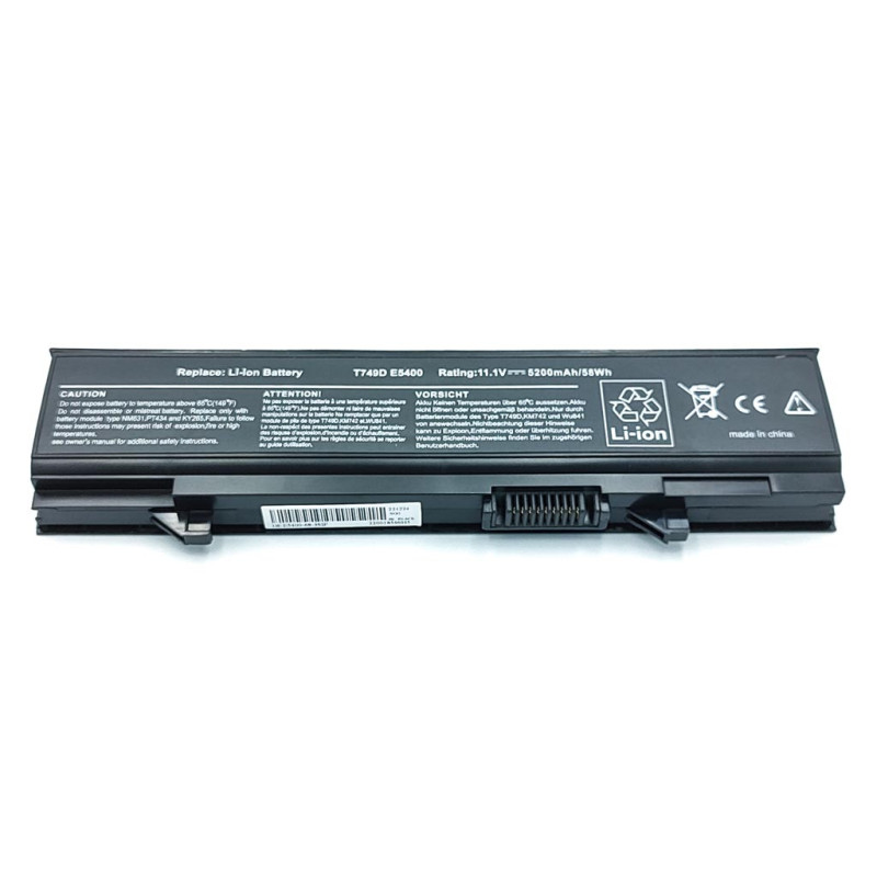 Акумулятор RM668 Dell Latitude E5400 E5500 E5410 E5510 KM742 PX644H 312-0822 FM332 FM338 XX327 XX337 HW905 11.1V 5200mAh Акумулятор RM668 Dell Latitude E5400 E5500 E5410 E5510 KM742 PX644H 312-0822 FM332 FM338 XX327 XX337 HW905 11.1V 5200mAh
