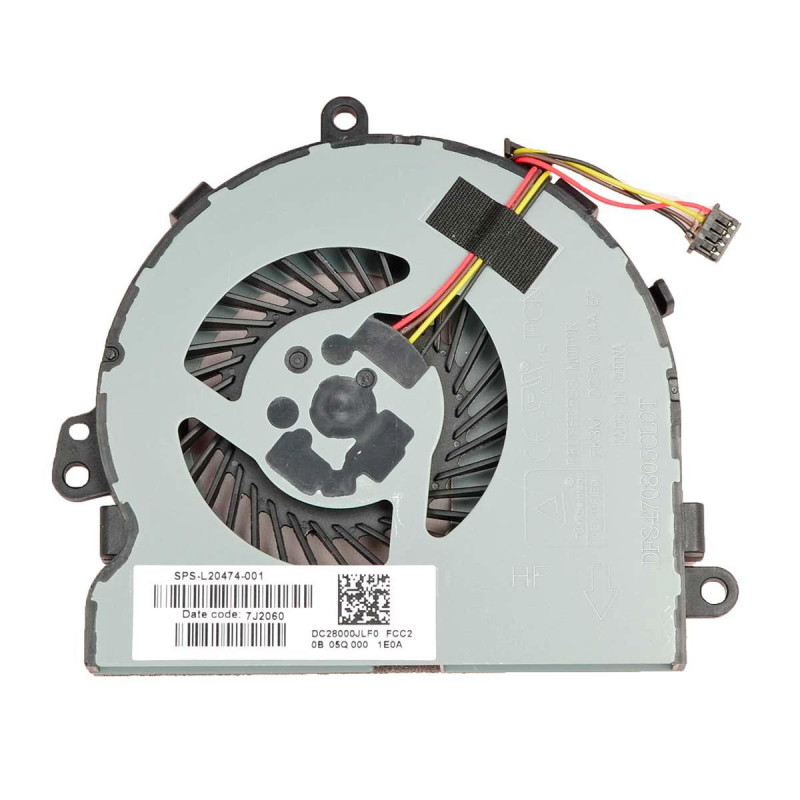 Вентилятор HP 15-DA 15-DB 15-DR 15Q-DX 15T-DS 250 255 256 258 G6 G7 L20474-001 DC28000JLF0 DFS470805CL0T F3KM Вентилятор HP 15-DA 15-DB 15-DR 15Q-DX 15T-DS 250 255 256 258 G6 G7 L20474-001 DC28000JLF0 DFS470805CL0T F3KM