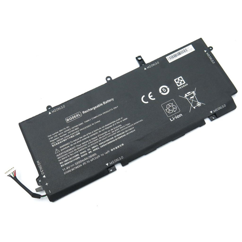 Батарея BG06XL HP EliteBook Folio 1040 G3 HSTNN-IB6Z HSTNN-Q99C BG06045X 805096-001 11.4V 3400mAh Батарея BG06XL HP EliteBook Folio 1040 G3 HSTNN-IB6Z HSTNN-Q99C BG06045X 805096-001 11.4V 3400mAh