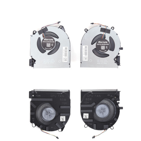 Вентилятор HP Victus 16-D 16T-D 16-E TPN-Q263 TPN-Q264 60W CPU GPU Fan M75721-001 NS75C06-20K19 M75723-001 NS75C06-20