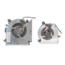 Вентилятор MSI GF63 GF65 WF65 MS-16R1 MS-16R3 MS-16R5 CPU GPU 4pin PABD08008SH-N413 PAAD06015SL-N433 E322500300A
