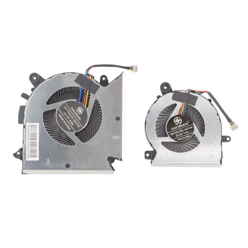 Вентилятор MSI GF63 GF65 WF65 MS-16R1 MS-16R3 MS-16R5 CPU GPU 4pin PABD08008SH-N413 PAAD06015SL-N433 E322500300A Вентилятор MSI GF63 GF65 WF65 MS-16R1 MS-16R3 MS-16R5 CPU GPU 4pin PABD08008SH-N413 PAAD06015SL-N433 E322500300A