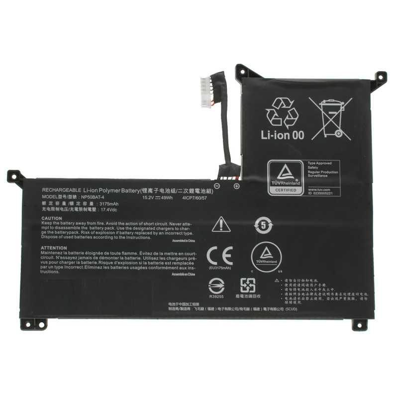 Батарея Dream Machines NP50BAT-4 NP50BAT 4 G1650Ti-15 15.2V 3175mAh 49Wh Black Батарея Dream Machines NP50BAT-4 NP50BAT 4 G1650Ti-15 15.2V 3175mAh 49Wh Black