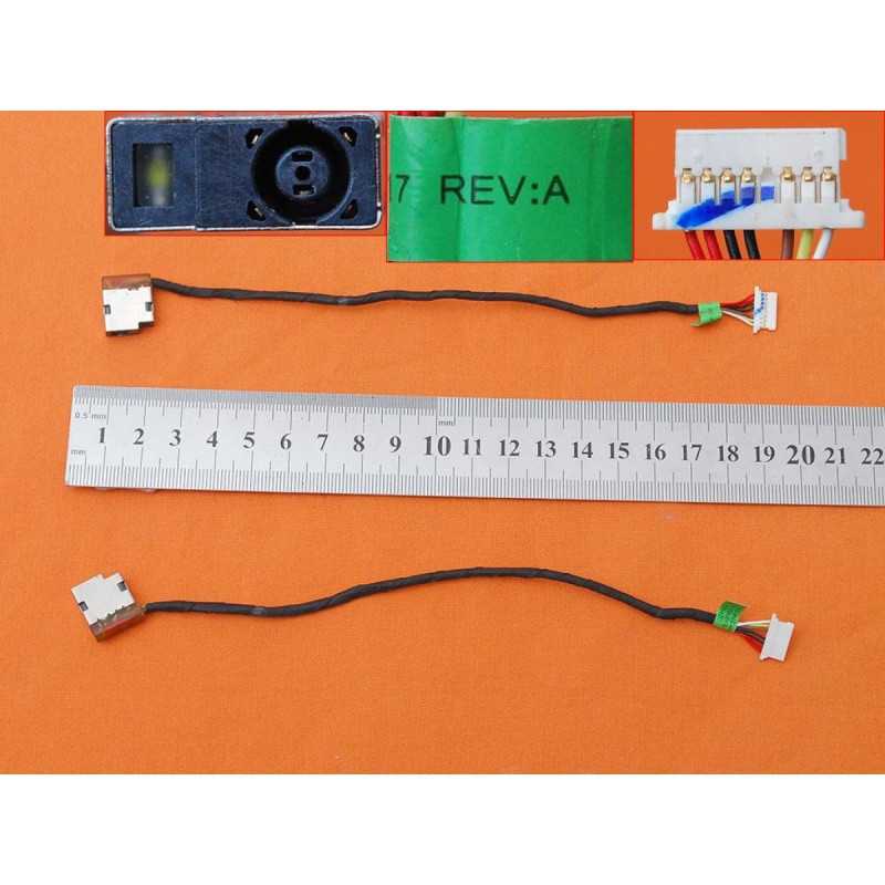 Роз'єм живлення HP 15-DW 15-DY 15G-DR 15G-DX 15Q-DS 15-EF 15S-EQ 15S-FQ 15Q-BU 15Q-BY 15-DA 15T-DA 15-DB 15T-DB 15Z-DB 15Q-DS