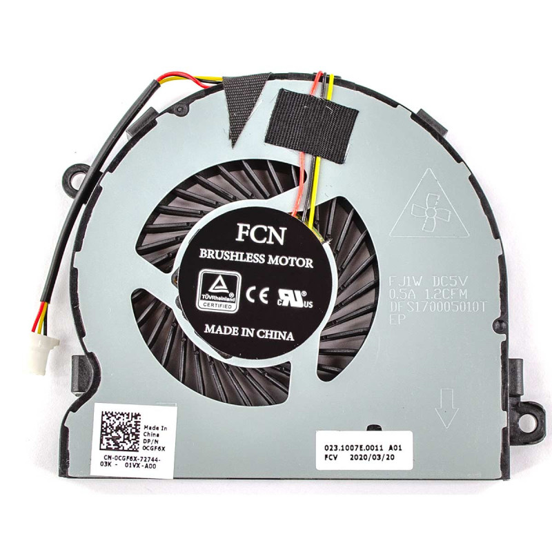Вентилятор Dell Vostro 15 3468 3478 3562 3568 3578 03RRG4 DC28000EDS0 MF60070V1-C300-G9A DFS170005010T DC28000EDF0 Вентилятор Dell Vostro 15 3468 3478 3562 3568 3578 03RRG4 DC28000EDS0 MF60070V1-C300-G9A DFS170005010T DC28000EDF0
