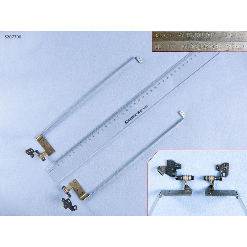 Петлі HP Envy Pavilion DV7-7000 34.4SU03.031 344SU03031 34.4SU02.031 344SU02031 пара ліва і права Петлі HP Envy Pavilion DV7-7000 34.4SU03.031 344SU03031 34.4SU02.031 344SU02031 пара ліва і права
