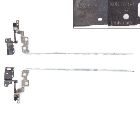 Петли HP ProBook 450 455 455R G6 G7 L45117-001 FBX8K008010 FBX8K009010 L79189-001 пара левая и правая