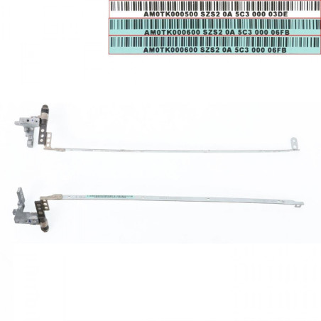 Петли HP ZBook 17 G2 733634-001 AM0TK000600 AM0TK000500 VBK10-DC-R VBK10-DC-L пара левая и правая