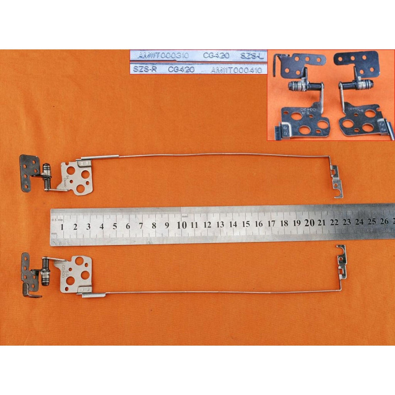 Петли Lenovo IdeaPad 110-14IBR 110-14ISK AM11T000310 AM11T000410 пара левая и правая