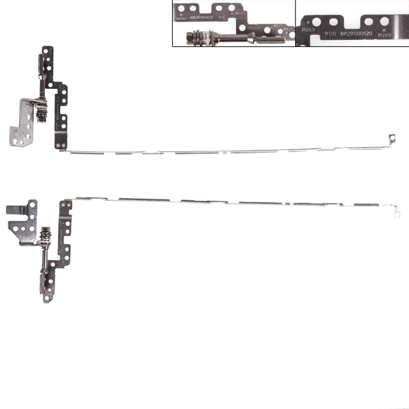 Петли Lenovo Ideapad 3-15ITL6 3-15ALC6 Type 82H8 82KU AM21P000520 AM21P000420 пара левая и правая