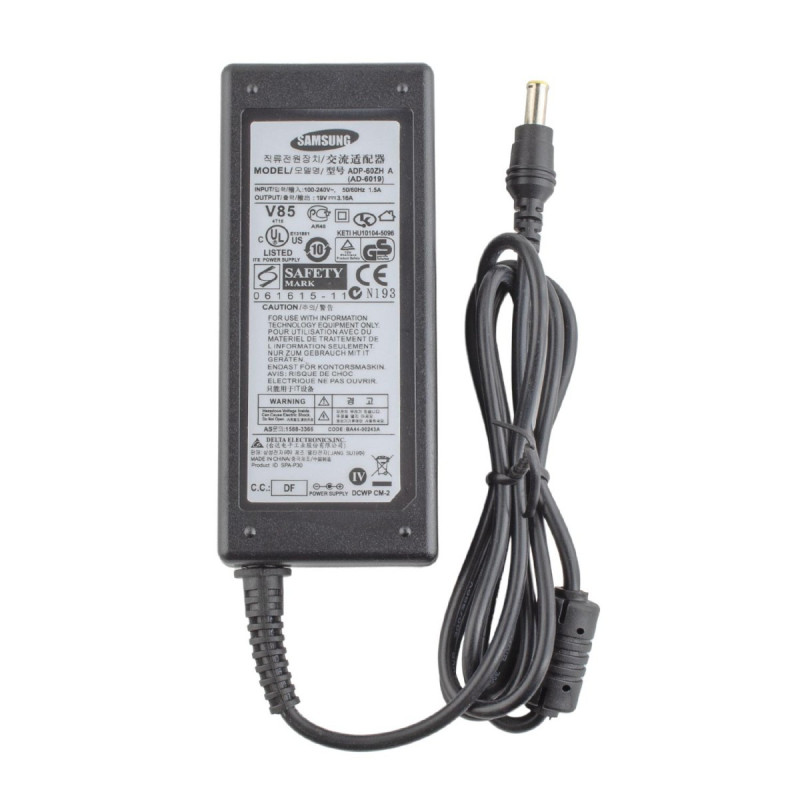 Блок питания Samsung 19V 3.16A 60W 5.5 3.0 OEM-B AD-6019 AD-6019R ADP-60ZH A ADP-60ZH D CPA09-004A PA-1600-66 Блок питания Samsung 19V 3.16A 60W 5.5 3.0 OEM-B AD-6019 AD-6019R ADP-60ZH A ADP-60ZH D CPA09-004A PA-1600-66