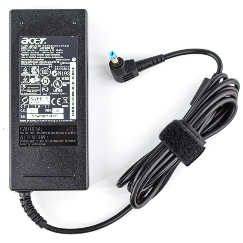 Блок питания для ноутбука Acer 19V 4.74A 90W 5.5 1.7mm ADP-90SB BB