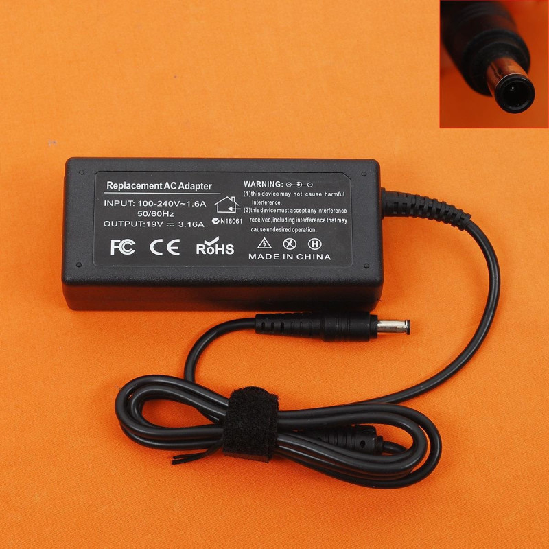 Блок питания для ноутбука Samsung 19V 3.16A 5.5 3.0mm 60W Блок питания для ноутбука Samsung 19V 3.16A 5.5 3.0mm 60W