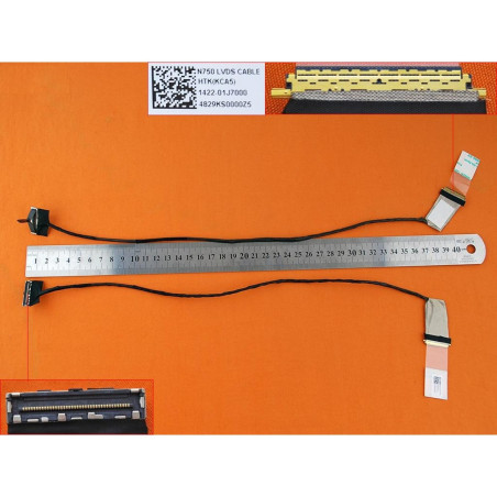Шлейф матриці Asus N750JK N750JV R750JK R750JV LVDS 40pin 1422-01J7000 142201J7000 14005-00960000 1400500960000