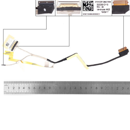 Шлейф матрицы Lenovo Legion Y530-15ICH eDP 30pin FHD DC02001ZY10 EY515