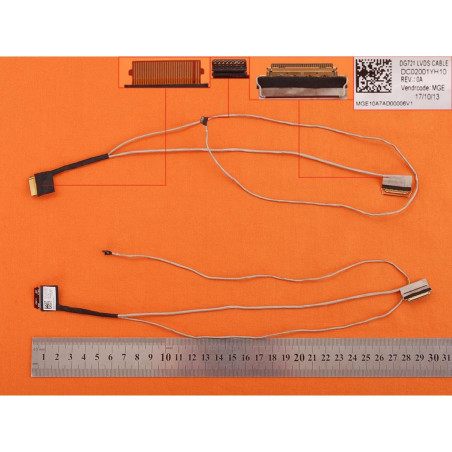 Шлейф матриці Lenovo IdeaPad 320-15 320-17IKB 320-17ISK DG721 DC02001YH10 DC02001YH00 eDP 30pin