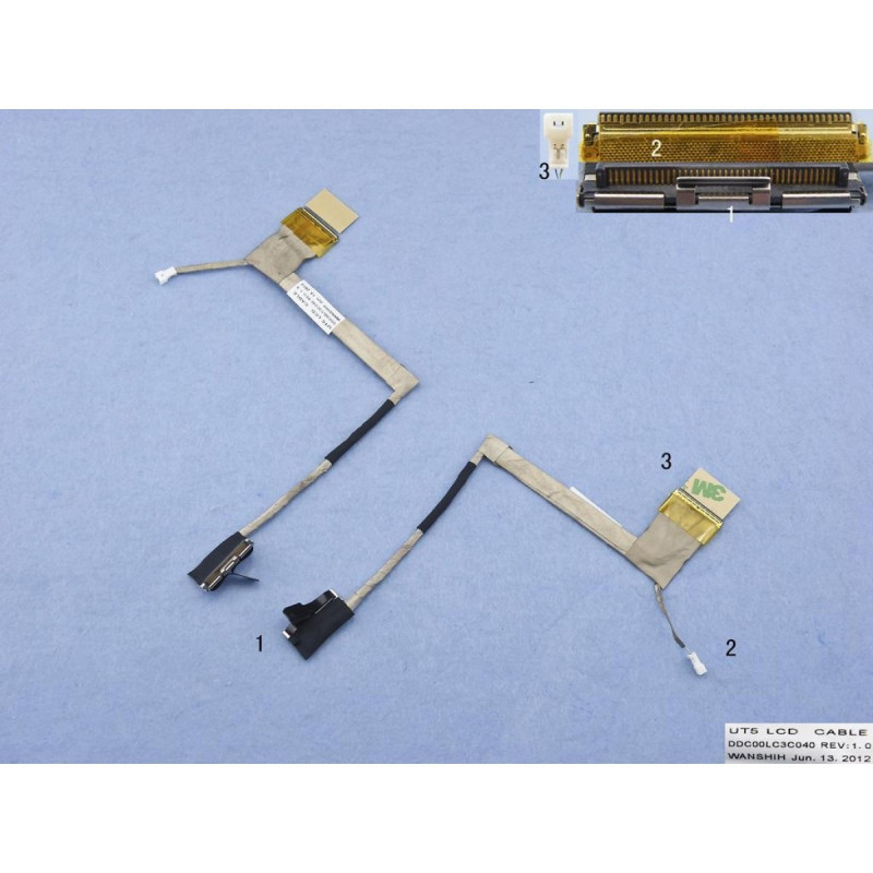 Шлейф матриці HP DV7t-3300 DDC00LC3C040 DD0UT5LC000 DD0UT5LC006 509407-001 Шлейф матриці HP DV7t-3300 DDC00LC3C040 DD0UT5LC000 DD0UT5LC006 509407-001