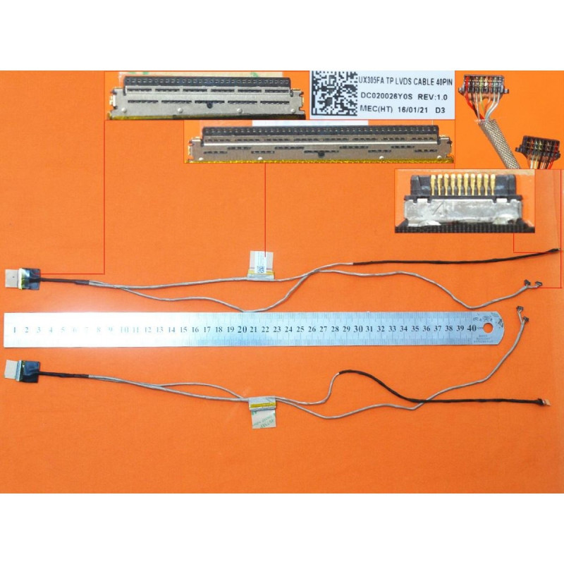 Шлейф матриці Asus UX305LA UX305FA UX305 BK5 DC02C0026Y0S DC020026Y0S 40pin Шлейф матриці Asus UX305LA UX305FA UX305 BK5 DC02C0026Y0S DC020026Y0S 40pin