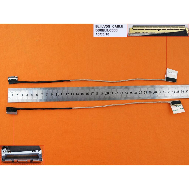 Шлейф матриці Toshiba Satellite L50-B L55D-B S55-B DD0BLILC020 DD0BLILC000 DD0BLILC030 LVDS 40Pin Button