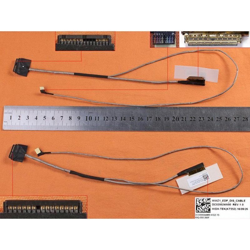 Шлейф матриці Lenovo V4000 Z51-70 500-15ACZ 500-15ISK DC020024W00 AIWZ1 eDP 30Pin Independent Graphics Шлейф матриці Lenovo V4000 Z51-70 500-15ACZ 500-15ISK DC020024W00 AIWZ1 eDP 30Pin Independent Graphics