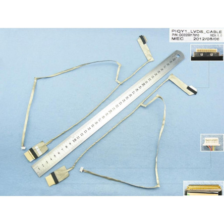 Шлейф матриці Lenovo IdeaPad Y570 Type 0862 LVDS 40pin DC020017910 31049901 PIQY1