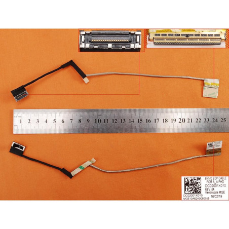 Шлейф матриці Lenovo Ideapad Y700-15ACZ 80NY DC02001X010 BY510 на плату 20 пін матриця 30 пін