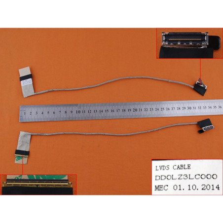 Шлейф матрицы Lenovo IdeaPad Z580 Z585 LVDS 40pin DD0LZ3LCxxx DD0LZ3LC000 DD0LZ3LC010 DD0LZ3LC020 DD0LZ3LC030 DD0LZ