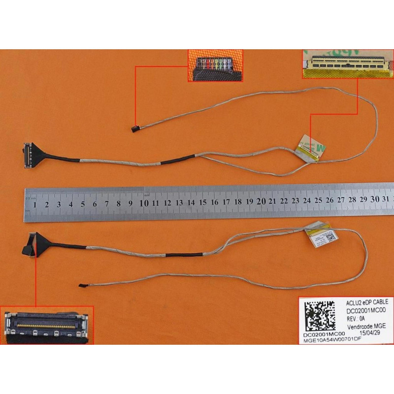 Шлейф матрицы Lenovo Ideapad G50-30 G50-45 G50-70 Z50-45 Z50-70 DC02001MC00 ACLU2 For Discrete Video Card Шлейф матрицы Lenovo Ideapad G50-30 G50-45 G50-70 Z50-45 Z50-70 DC02001MC00 ACLU2 For Discrete Video Card