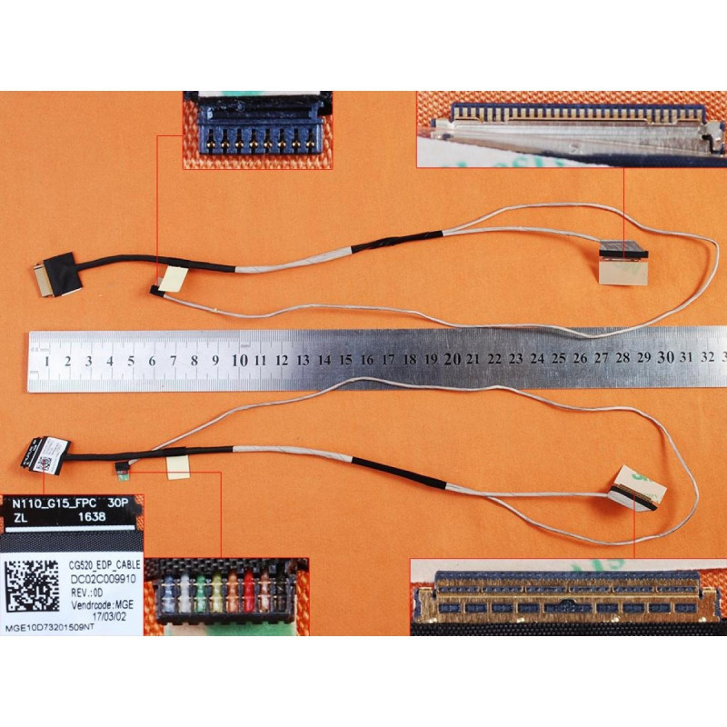 Шлейф матриці Lenovo IdeaPad 110-15IBR DC02C009910 DC02C009900 CG520 30Pin eDP Шлейф матриці Lenovo IdeaPad 110-15IBR DC02C009910 DC02C009900 CG520 30Pin eDP