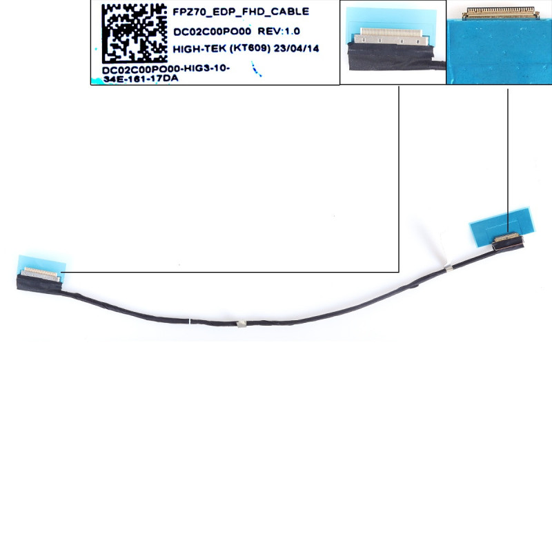 Шлейф матриці HP ZBook Fury 17 G7 G8 eDP 30pin DC02C00PO00 FPZ70 Шлейф матриці HP ZBook Fury 17 G7 G8 eDP 30pin DC02C00PO00 FPZ70
