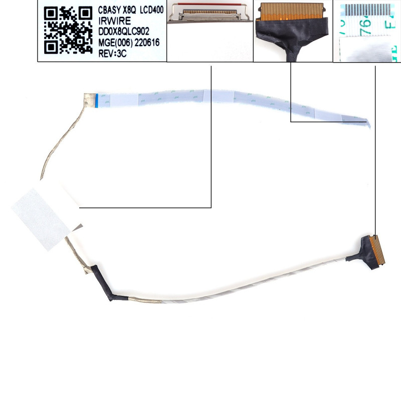Шлейф матрицы HP ProBook 450 455 650 G8 eDP 30pin DDX8QCLC921 DDX8QCLC902 M21733-001 M21733001 Шлейф матрицы HP ProBook 450 455 650 G8 eDP 30pin DDX8QCLC921 DDX8QCLC902 M21733-001 M21733001