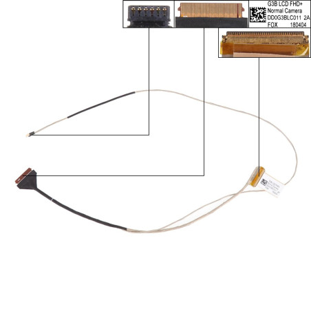 Шлейф матриці HP 17-AN TPN-Q195 eDP 30pin DD0G3BLC011 DD0G3BLC111
