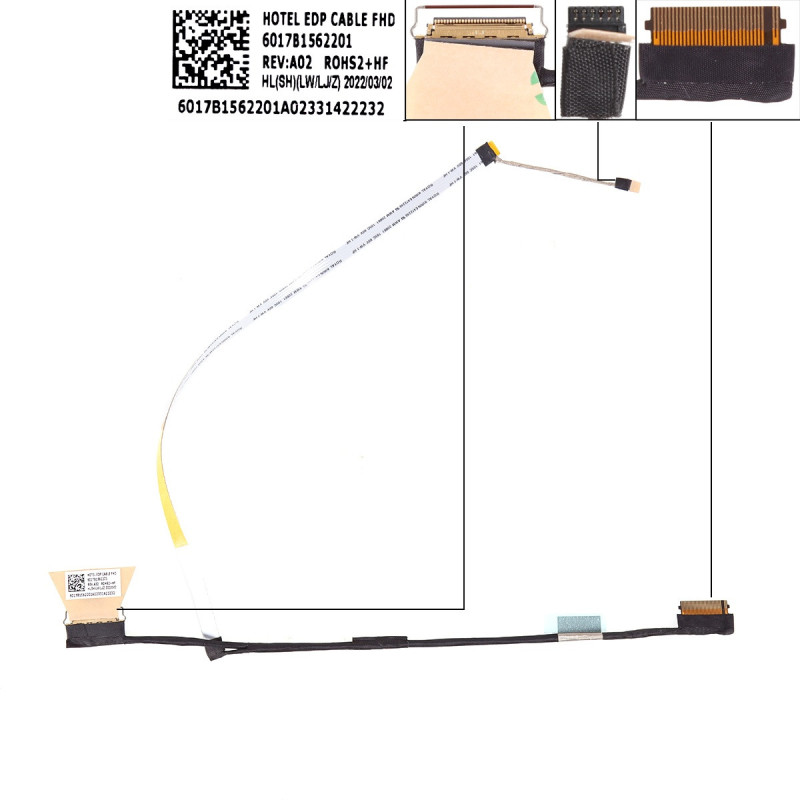 Шлейф матрицы HP 17-CP 17Z-CP 17-CN 17T-CN TPN-L140 eDP 30pin 6017B1562201 Шлейф матрицы HP 17-CP 17Z-CP 17-CN 17T-CN TPN-L140 eDP 30pin 6017B1562201