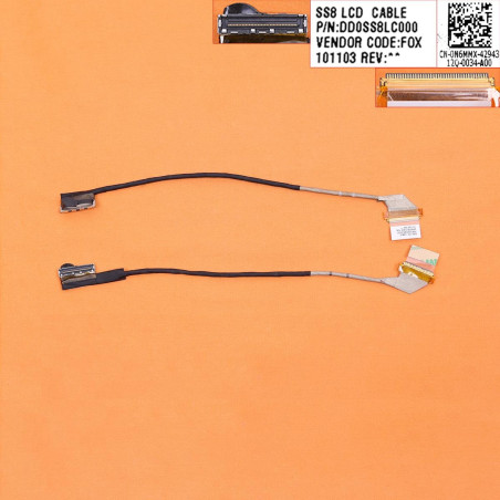 Шлейф матрицы Dell XPS P12F 15Z L511Z DD0SS8LC010 0N6MMX DD0SS8LC000 40pin