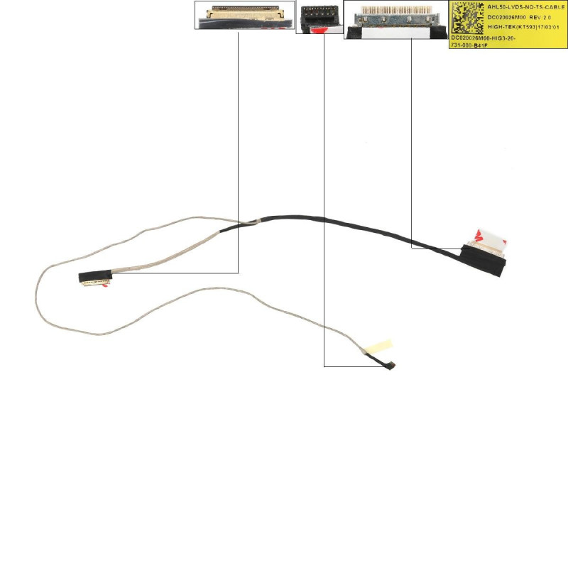 Шлейф матриці HP 15-AC 15-AF HP 250 G4 255 G4 250 G5 255 G5 DC020026M00 813943-001 AHL50 TPN-C126 TPN-C125 30pin Шлейф матриці HP 15-AC 15-AF HP 250 G4 255 G4 250 G5 255 G5 DC020026M00 813943-001 AHL50 TPN-C126 TPN-C125 30pin