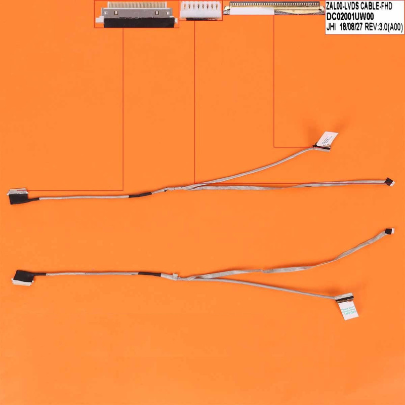 Шлейф матрицы Dell Latitude 3540 E3540 L3540 DC02001UW00 0R49XH ZAL00 LVDS 40pin FullHD Шлейф матрицы Dell Latitude 3540 E3540 L3540 DC02001UW00 0R49XH ZAL00 LVDS 40pin FullHD